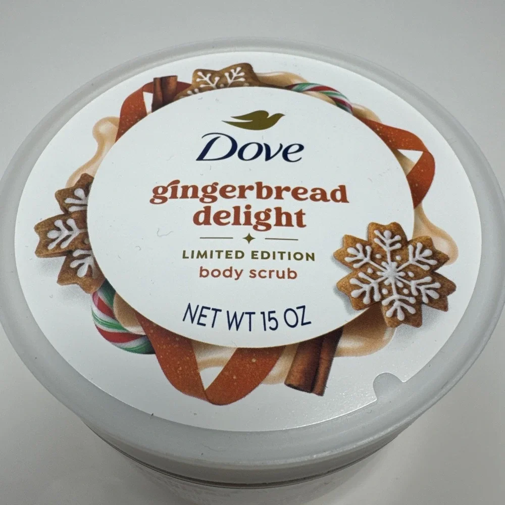 4X Dove Gingerbread Delight Body Scrub Limited Edition Christmas , 15 Oz Ea.‎